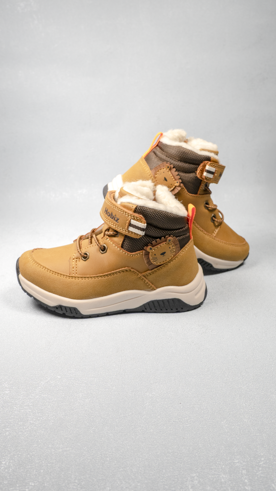 Lerry Hobiz - Chaussure caramel pour garçon