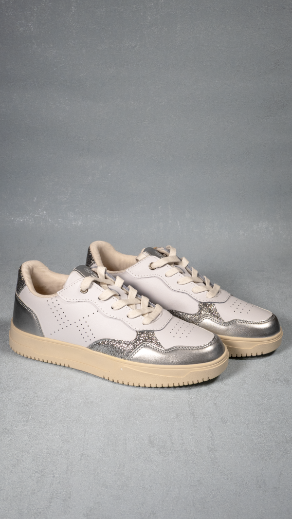 SELTA WHITE - Basket blanche en cuir